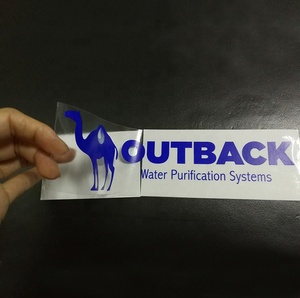 Oem Chất lượng cao silkscreen trong suốt <span class=keywords><strong>PVC</strong></span> kính chuyển Vinyl Logo Sticker - Product Image 5