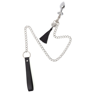 ベストセラーアダルト製品チェーンバットプラグセックスゲーム拘束メタルテールプラグBDSM - Product Image 6