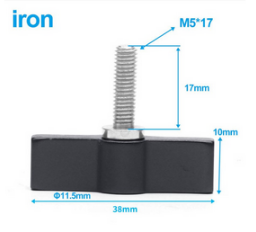 M5x17mm negro