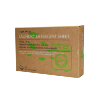 Détergent de blanchisserie de vente chaude, feuilles de blanchisserie