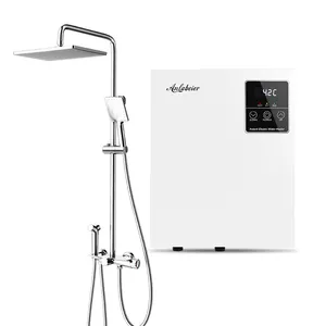220v低价高品质便携式恒温浴室即时无水箱电热水器淋浴加热器