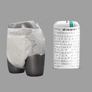 Couches <span class=keywords><strong>de</strong></span> natation personnalisées XL en tissu Spunlace ultra grandes et biodégradables épaisses pour adultes Feuille supérieure en bambou bon marché en vrac Caractéristique imprimée - Product Image 2