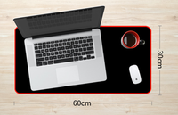 Tapis de souris et clavier pour ordinateur de bureau de grande taille, personnalisé en caoutchouc de 3 mm d'épaisseur, pour jeux et bureau