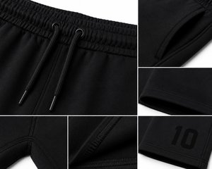 Shorts de sport pour homme en molleton de coton respirant, à séchage rapide, éco-responsable, à taille élastique, couleur unie, pour l'été, décontracté, pour la plage - Product Image 6