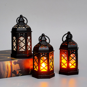 Linterna LED sin Llama – Linterna de Vela Vintage, Decoración Colgante para Exteriores e Interiores – Jardín, Patio, Fiesta, Ambiente Festivo - Product Image 2