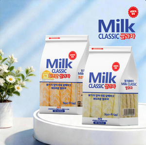 ขนมข้าวอบกรอบรสชีสเกลือทะเลแบบเอเชีย ขายส่งจากเกาหลี ไขมันต่ำ รสชาติอร่อย - Product Image 1