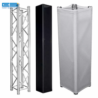 Esi-portable DJ équipement 1.5M de hauteur, support de treillis d'éclairage Totem Dj avec gribouillage blanc