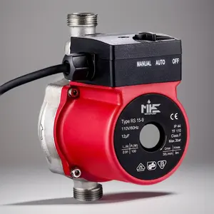 Bomba de circulação de proteção automática RS15-9 220V 120w para casas familiares, impulsionador de pressão de água