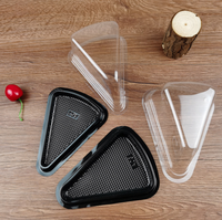 Boîte à gâteau triangulaire pour la cuisson, 6 pouces, 8 pouces, boîte à découper pour gâteau au mousse, boîte d'emballage jetable