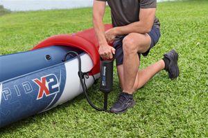 Bestway 65077 Lite-Rapid X2 <span class=keywords><strong>Kayak</strong></span> inflable <span class=keywords><strong>Precio</strong></span> de fábrica Estilo deportivo para 2 adultos Sea <span class=keywords><strong>Jet</strong></span> Ski <span class=keywords><strong>Kayak</strong></span> Pesca Rafting Drifting - Product Image 2