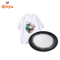Poudre adhésive thermofusible DTF de haute qualité Qinyu, poudre TPU DTF pour transfert numérique