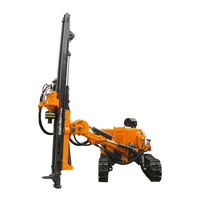 Mini-foreuse PVT pour micro-pieux 90-150 mm 20 m, moteur diesel YUCHAI, montée sur excavatrice pour le forage de fondations de micro-pieux, facile à utiliser