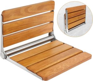 Wholesale Bamboo Bathroom <strong>Folding</strong> <strong>Stool</strong> Fold Down Shower Seat Wall-Mounted Shower Seats for Elderly - Product Image 1