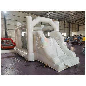 Castillo Inflable Blanco Comercial Personalizado a Precio de Fábrica con Tobogán para Fiestas Infantiles, Eventos y <span class=keywords><strong>Alquiler</strong></span> - Product Image 6