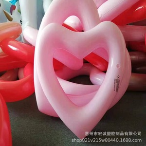 Bouée gonflable en forme de donut 120 cm en PVC écologique pour adultes, équipement de piscine, hôtel, parc de jeux - Product Image 4