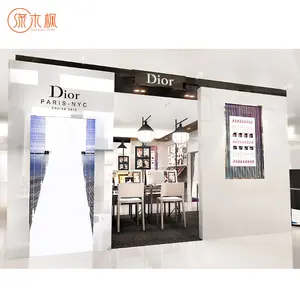 Custom-Designed Luxury Perfume Display Sophistication Stylish Cosmetic Shop Display Design Factory Direct Sale