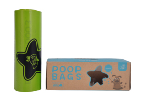 Sacs à déjections canines compostables et biodégradables, écologiques, petits sacs anti-fuites pour la gestion des déchets de chien - Product Image 2