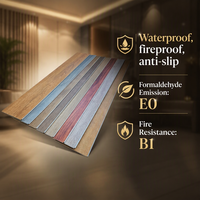 Rutschfester Wasserdichter Ineinandergreifender Vinyl-Bodenbelag Klick-Holzoptik SPC LVT LVP Bodenbelag