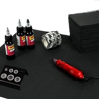 Bavette médicale jetable pour tatouage, 3 plis, imperméable, biodégradable, douce et très absorbante, pour salons de tatouage