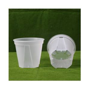 Epipresnum-maceta redonda de plástico grueso para jardín, Rosa 4,7, 5,9, 7 pulgadas, transparente, nueva - Product Image 1