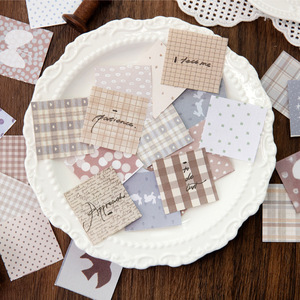 100 Sticky Notes Per Pack Sunny Days Series Lightly Retro DIY Decorative <strong>Backgrounds</strong> - Product Image 3