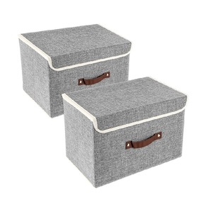 Caja Organizadora de Ropa Plegable y Ecológica con Tapa, de un Solo Nivel, para Sala de Estar, la Más Vendida del 2019 - Product Image 1