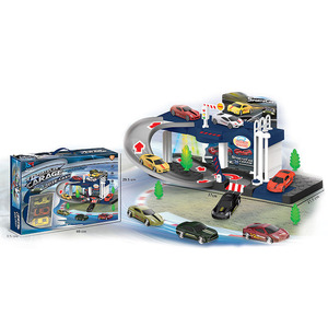 Jinming Vendita Calda Set Gioco <span class=keywords><strong>Garage</strong></span> Fai-da-Te per Bambini con Parcheggio e 3 Auto Militari in Metallo - Product Image 6