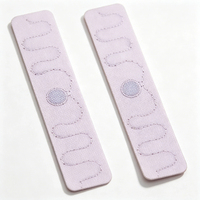 Étiquettes textiles flexibles RFID NFC UHF Qstar-6S Mini 35*35mm 860~960Mhz & 13.56Mhz pour le suivi du linge d'hôtel