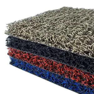 금 탐사 용 PVC 코일 매트 롤 루프 파일 매트 마블 비닐 스파게티 국수 롤 매트 광산 카펫