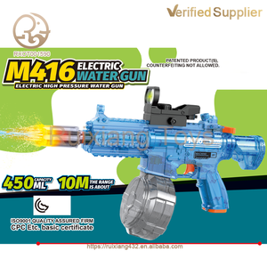 Pistolet à eau électrique Scorpion M416 Absorption automatique et tir continu pour enfants et adultes Amusement d'été en plein air - Product Image 6
