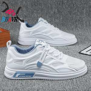 Zapatos Deportivos Casuales para Hombre, Nuevos, Transpirables, Ligeros, Antideslizantes, de Malla, para Primavera, Otoño y Verano, Estilo Coreano, Color Blanco, Venta al Por Mayor - Product Image 1