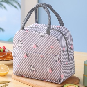 Sac à déjeuner en tissu Oxford à motif pastoral, sac isotherme portable, boîte à bento, porte-repas pour étudiants, sac pour employés de bureau - Product Image 2