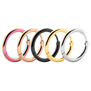 <span class=keywords><strong>Pendientes</strong></span> de Aro Huggie de Acero Inoxidable, Chapados en Plata y Oro, de 1.2-5mm, 6mm, 8mm, 10-20mm, 14k, 18k, con Anillo de Salto, en Tamaños Pequeños, <span class=keywords><strong>Mini</strong></span>, Grandes y Gruesos - Product Image 2