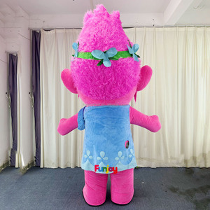 Disfraz Inflable de los <span class=keywords><strong>Personajes</strong></span> Poppy y Branch de <span class=keywords><strong>Trolls</strong></span>, Disfraz de Mascota para Adultos, para Fiestas de Cumpleaños y Eventos - Product Image 5