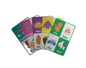 Atividade educativa Custom Paper Flash Card Memory Cards para crianças Crianças