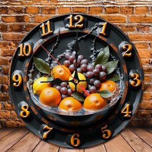 <span class=keywords><strong>Horloge</strong></span> <span class=keywords><strong>en</strong></span> <span class=keywords><strong>bois</strong></span> personnalisée 25x25cm <span class=keywords><strong>avec</strong></span> une construction de style palette <span class=keywords><strong>en</strong></span> <span class=keywords><strong>bois</strong></span> recyclé - Product Image 6