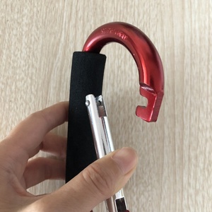 9*135Mm Lớn D Shape Buggy Clip <span class=keywords><strong>Carabiner</strong></span> Với Bọt - Product Image 4
