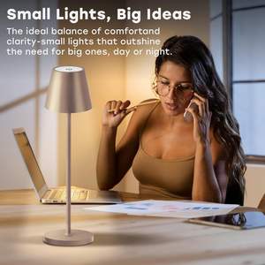 Lámpara de Mesa Inalámbrica al por Mayor, Lámpara de Escritorio LED Portátil con Batería de 5000 mAh, 3 Colores, Regulación Continua, Ideal para Restaurantes - Product Image 6
