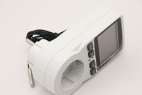 Soket Kontrol Suhu Digital EU dengan Probe Eksternal, Termostat Pemanas Pendingin, Steker 16A 230V, Tahan Gangguan IP45, Bahan PC