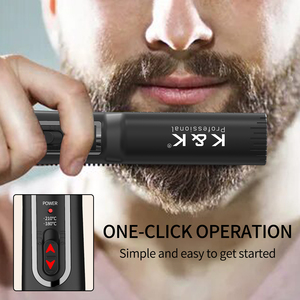 Plancha de Pelo Eléctrica para Hombre con Pantalla LED, Placas de Titanio/PTC, Logotipo Personalizable, Calentamiento Rápido, para Hogar y Hotel - Product Image 3