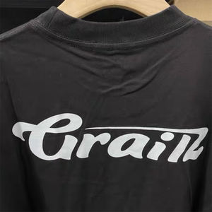 शीर्ष गुणवत्ता वाले ब्रांड ग्रिलज़ टी शर्ट पुरुषों की छोटी आस्तीन अमेरिकी फैशन डिजाइन हिप हॉप लुभावनी कपास हेवीवेट टॉप टी - Product Image 4