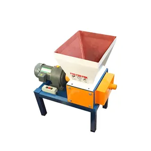 Kunststoff-Zerspanungsmaschine Shredder Kleines Metall mit Plc/Selbstverkauf Doppelwelle Mini-Metall Produktionskapazität