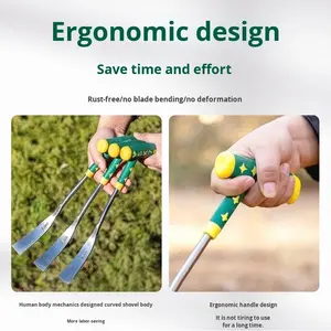 Petite pelle en fer pour le jardinage pour creuser le sol planter <span class=keywords><strong>des</strong></span> fleurs légumes sauvages pour l'extérieur arracher les mauvaises herbes <span class=keywords><strong>ail</strong></span> berger - Product Image 4