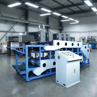 Machine d'impression flexographique automatique à tambour central 6 couleurs 60 pièces/min pour sacs tissés en plastique avec contrôle PLC