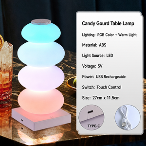 RGB Flexible Ambient <b>Light</b> Modern Bedside Table Cube-shaped Colorful <b>Lights</b> Simple Layout <b>LED</b> Adjustable <b>Light</b> Color <b>Light</b> - Product Image 6