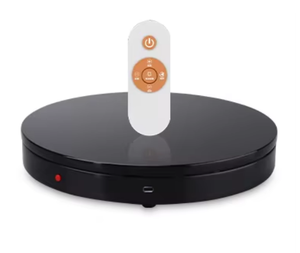 โต๊ะแสดงสินค้าไฟฟ้าแบบหมุนได้200กก. แท่นวางจัดแสดงนิทรรศการแบบสดพร้อมรีโมทควบคุม360 ° - Product Image 1