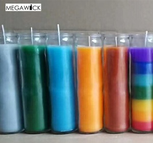 Bình Thủy Tinh Trụ Cột Nhà Máy Để Đốt Nến <span class=keywords><strong>7</strong></span> Ngày Dài Hơn 6.2X21Cm, 8X28Cm, 5.5X18Cm Bình Nến Tôn Giáo Nhãn Hiệu Riêng - Product Image 6