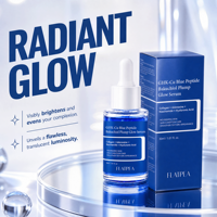 Sérum Visage Anti-rides Hydratant et Raffermissant au Peptide de Cuivre Bleu Multi-Peptides GHK-CU, Marque Privée OEM ODM