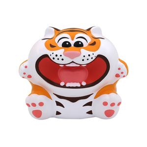 Fidget Toy Tiger <b>Squishy</b> Pu Material Stress Relief For Kids 5 To 7 Years Unisex - Product Image 1