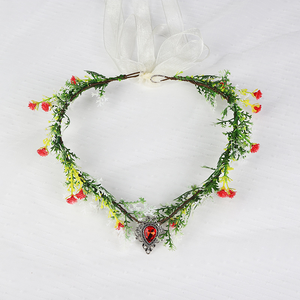 All'ingrosso di alta qualità per ragazze corona di fiori corona floreale per <span class=keywords><strong>capelli</strong></span> corona per matrimonio - Product Image 2